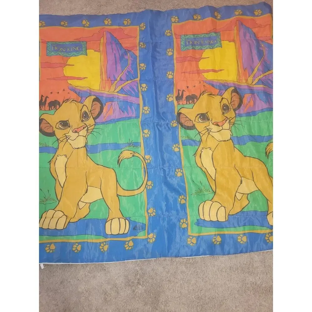 Vintage Disney The Lion King Simba 30x57” Children's Sleeping Bag